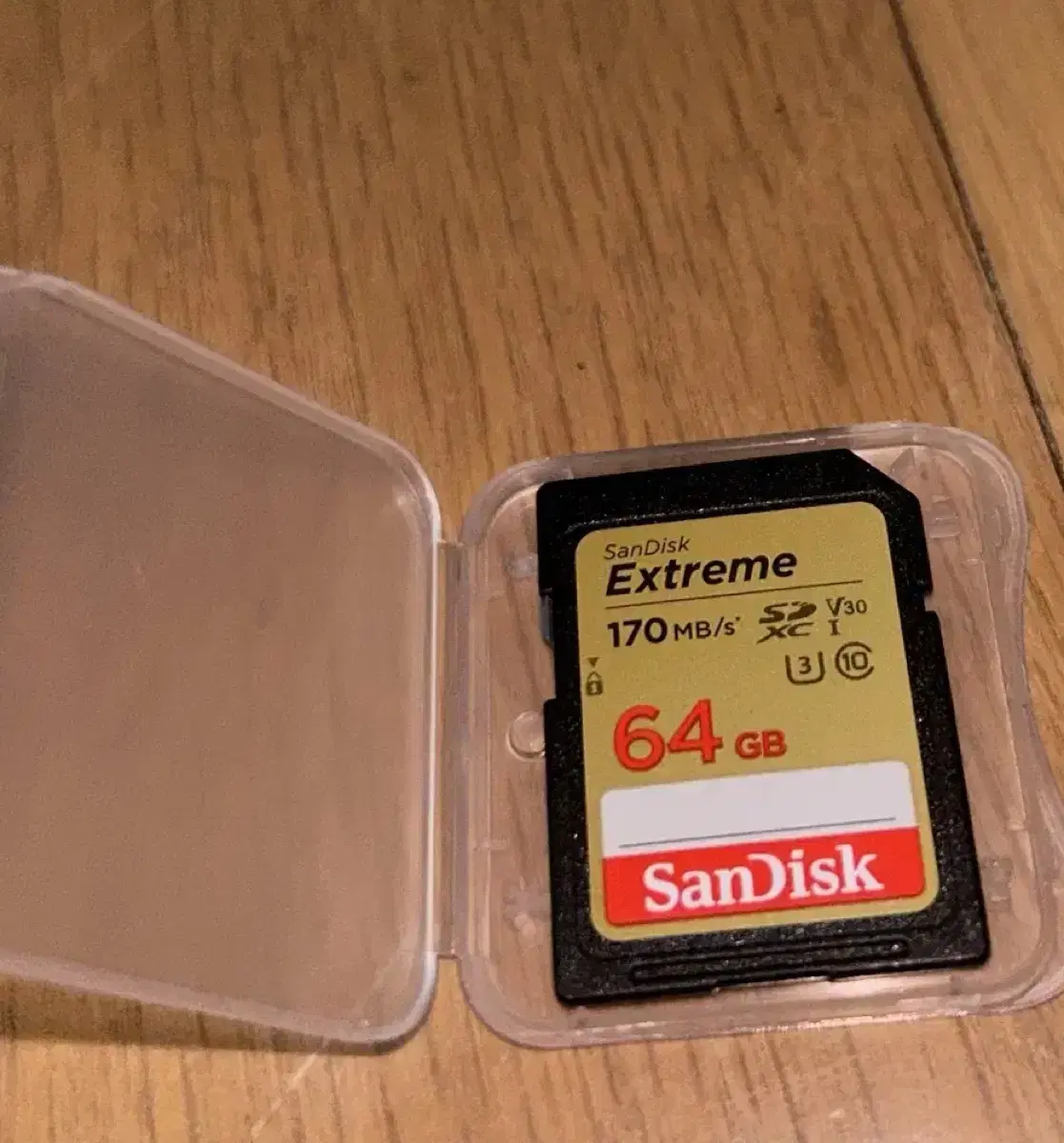 방금 개봉)샌디스크 익스트림sandisk 170mb 64gb